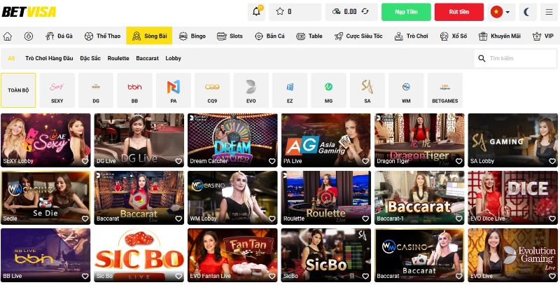 Casino Trực Tuyến 1 Casino trực tuyến Betvisa