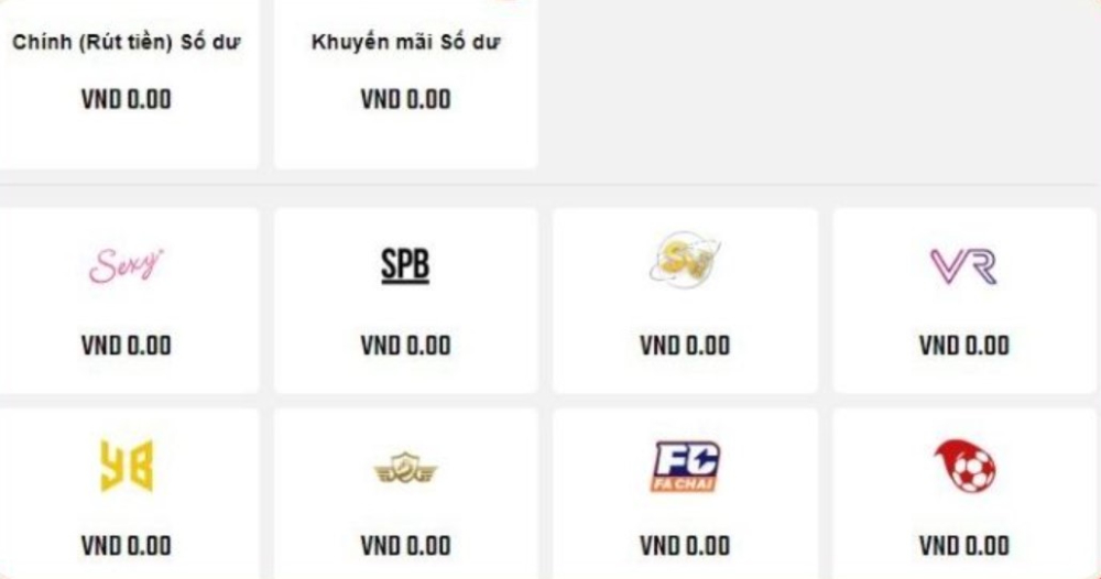 Rút tiền Betvisa 2 Thực hiện chuyển hết tiền về quỹ chính nếu bạn muốn rút hết